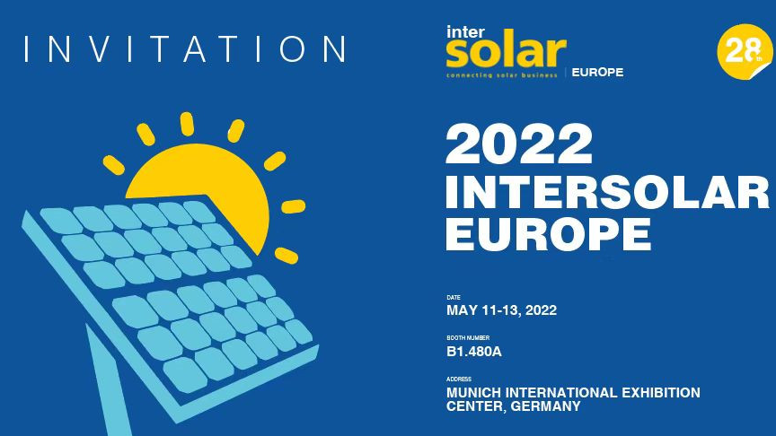 Tập đoàn pin Tianneng được mời tham gia Triển lãm năng lượng mặt trời quốc tế Munich 2022